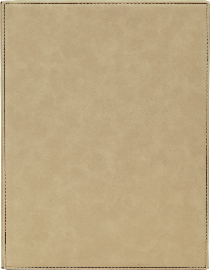 10.5" x 13" Light Brown Leatherette Award Plaque – item LLP11013 image 2