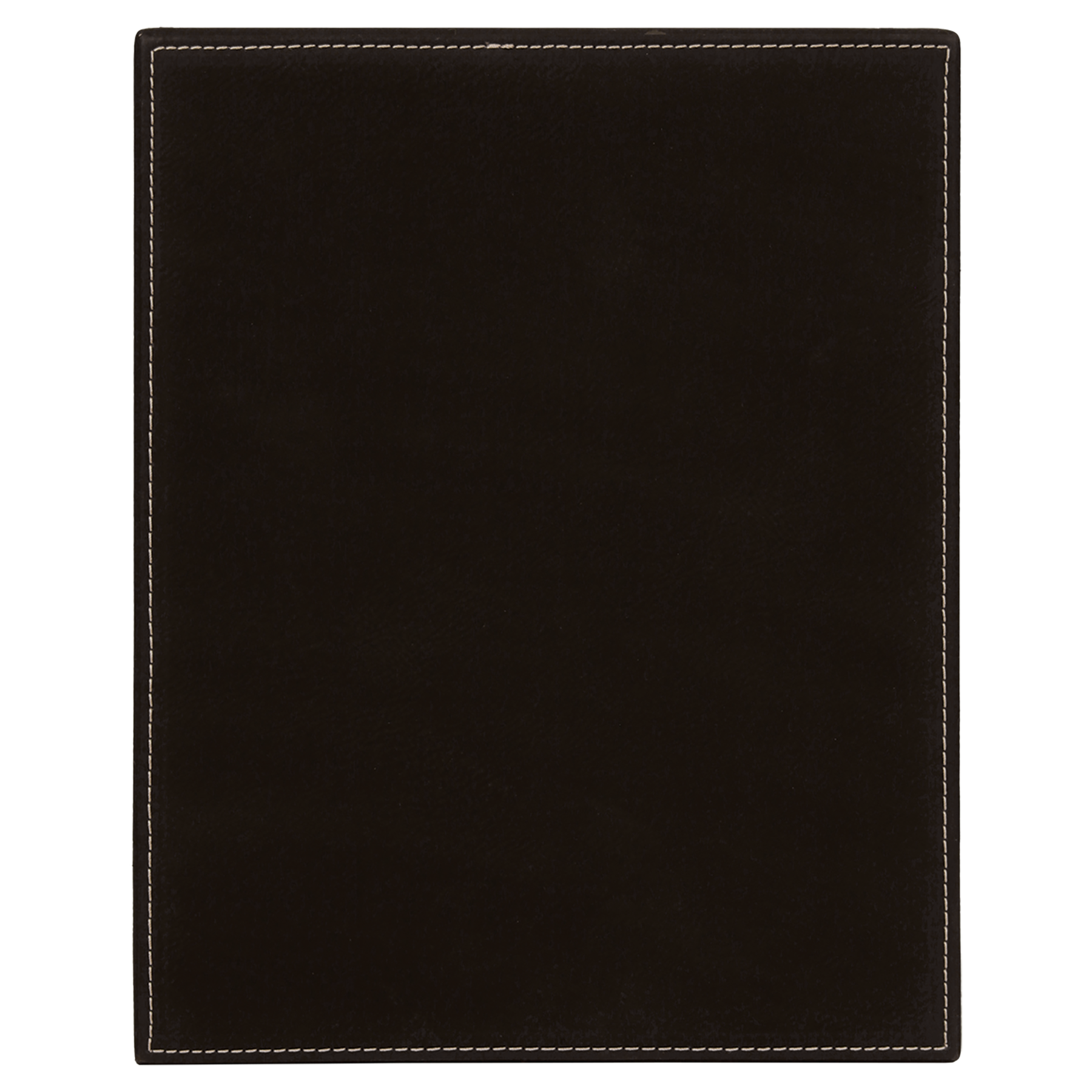 8" x 10" Black/Silver Leatherette Award Plaque – item LLP6810 image 3