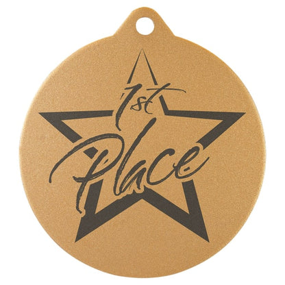 2" Laserable Medal – item LMD201