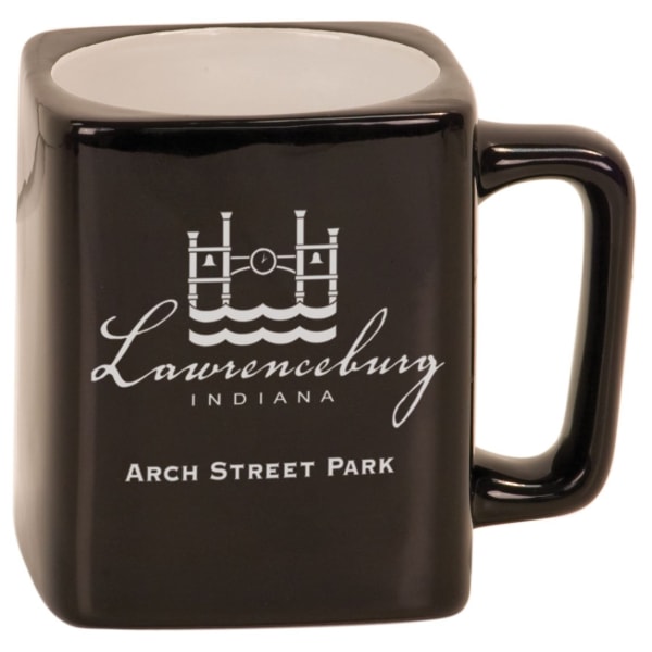 8 oz. Ceramic Square LazerMug – item LMG1
