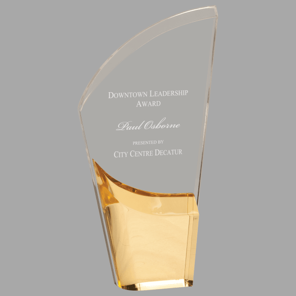 8.5" Lunar Acrylic Award – item LNA11GD