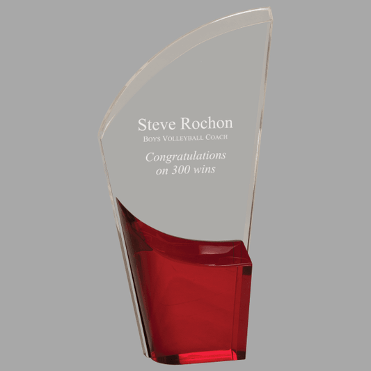 8.5" Ruby Lunar Acrylic Award – item LNA13RB