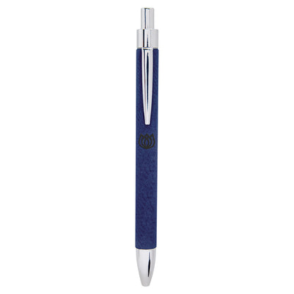 Blue/ Laserable Leatherette Pen – item LP456