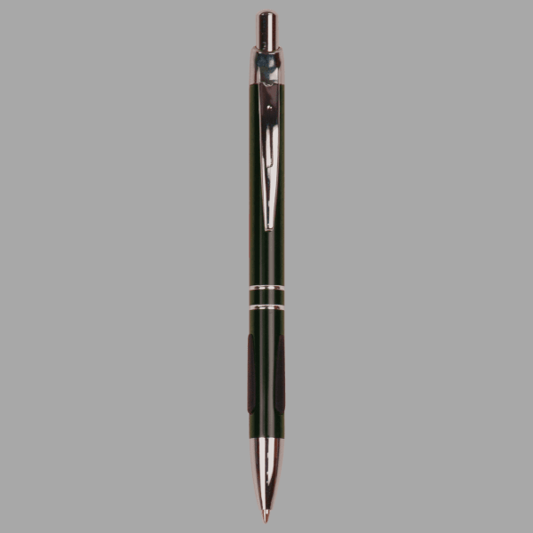 Gloss Ballpoint Pen with Rubber Gripper – item LP821 image 2