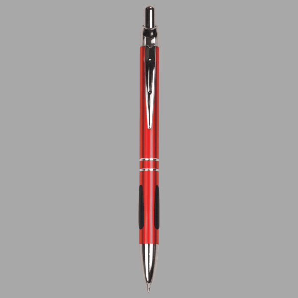Gloss Ballpoint Pen with Rubber Gripper – item LP823