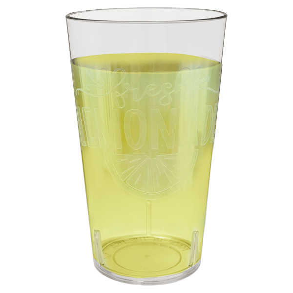 24 oz. Laserable Clear Plastic Cup – item LPC124