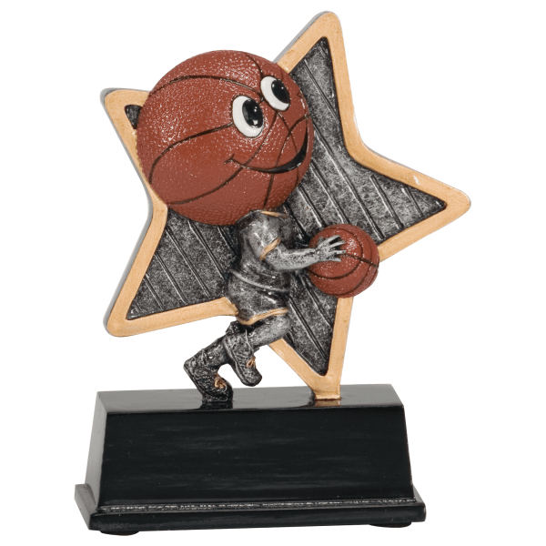 5" Basketball Little Pal Resin Award – item LPR02