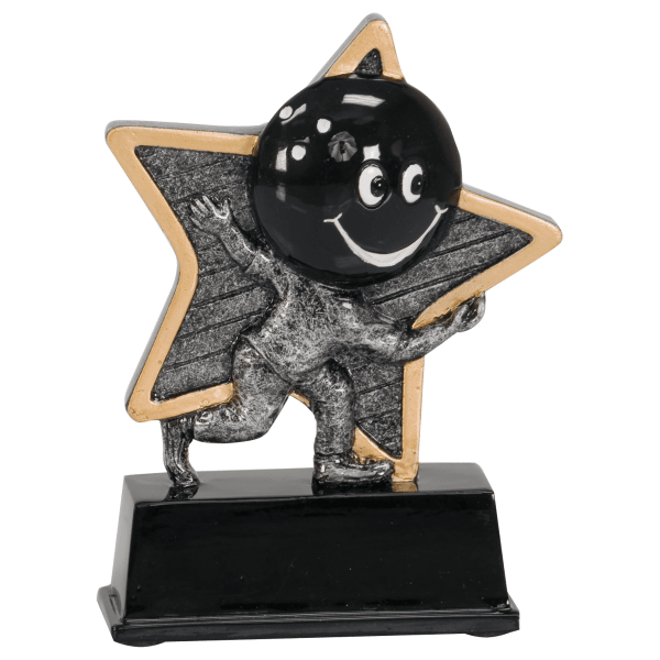 5" Bowling Little Pal Resin Award – item LPR03
