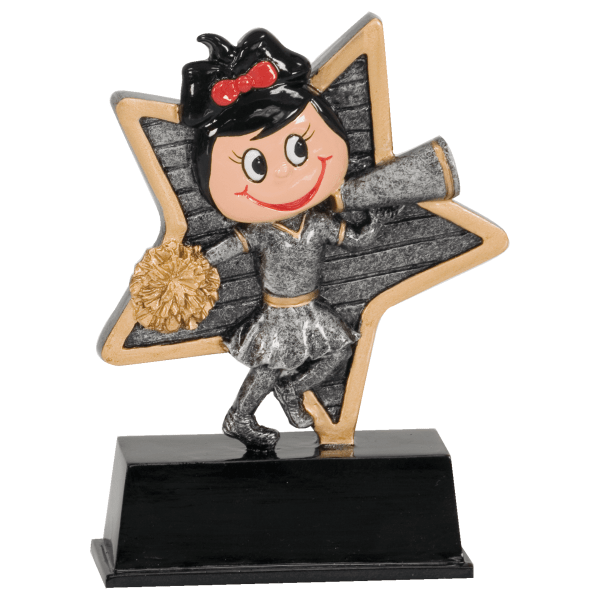 5" Cheer Little Pal Resin Award – item LPR04