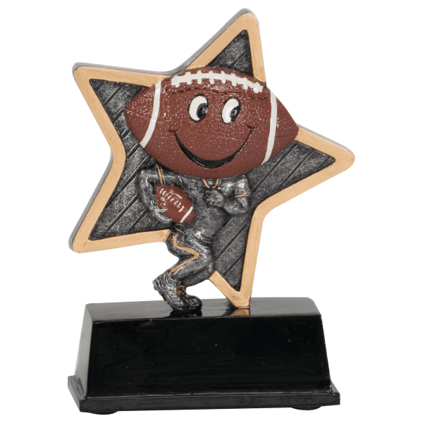 5" Football Little Pal Resin Award – item LPR05