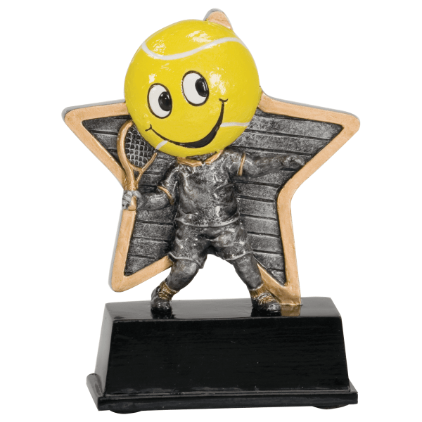 5" Tennis Little Pal Resin Award – item LPR10