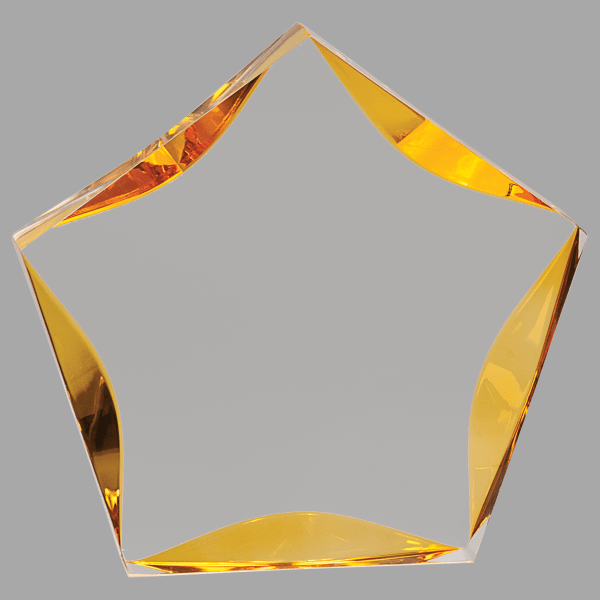 7" Luminary Star Acrylic Award – item LST7GD image 2