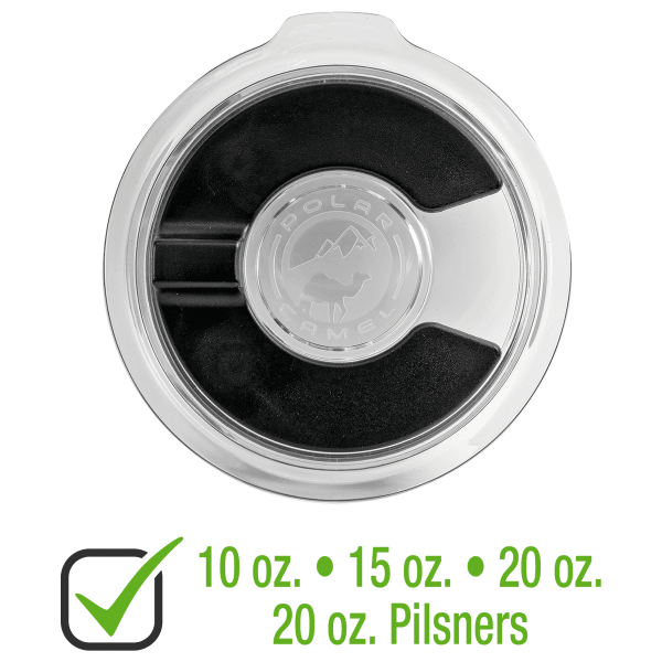 Magnetic Lid for 10 15 16 and 20 oz. Polar Camel Tumblers – item LTM20MG