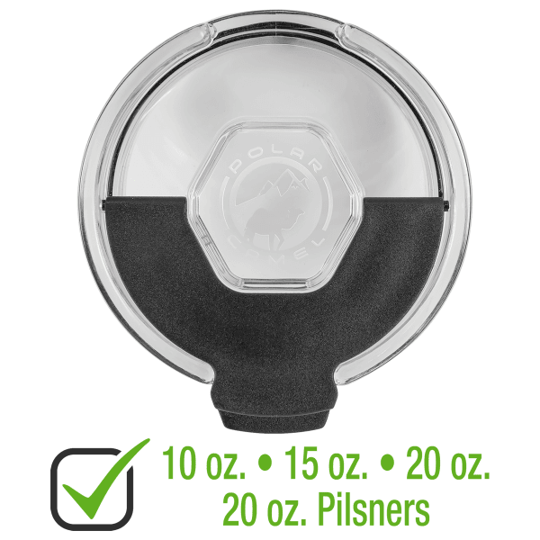 Snap Lid for 10 15 16 20 oz. Polar Camel Tumblers or 20 – item LTM20SN