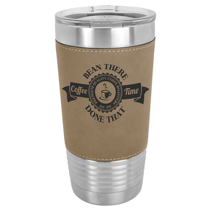 Polar Camel 20 oz. Laserable Leatherette Tumbler with Clear – item LTM52 image 5