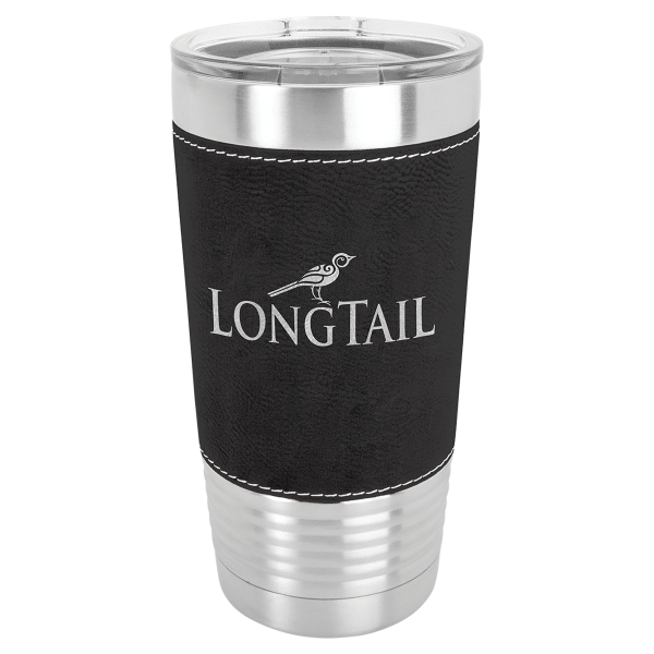 Polar Camel 20 oz. Laserable Leatherette Tumbler with Clear – item LTM52