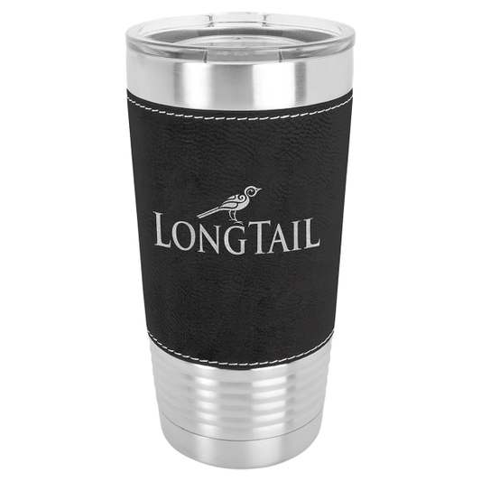 Polar Camel 20 oz. Laserable Leatherette Tumbler with Clear – item LTM52