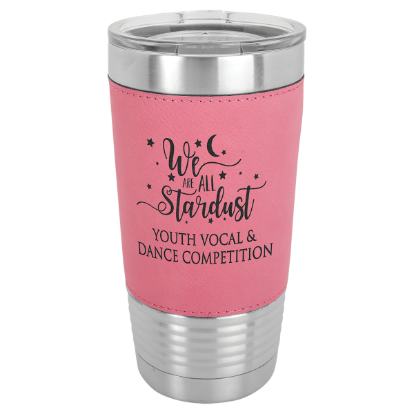 Polar Camel 20 oz. Laserable Leatherette Tumbler with Clear – item LTM52 image 6