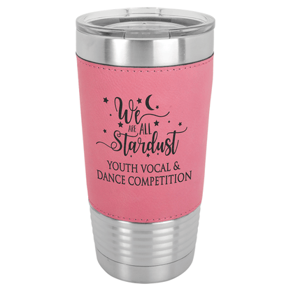 Polar Camel 20 oz. Laserable Leatherette Tumbler with Clear – item LTM52 image 6