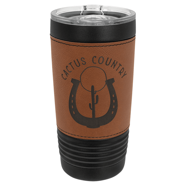 20 oz. Leatherette Slider Tumbler – item LTM5252