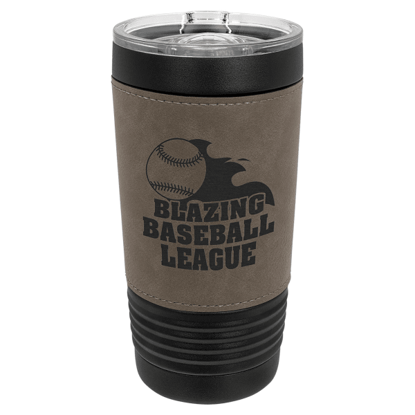 20 oz. Leatherette Slider Tumbler – item LTM5253