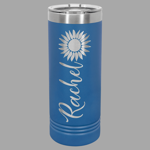 Royal Blue Polar Camel 22 oz. Skinny Tumbler with Slider Lid – item LTM7004