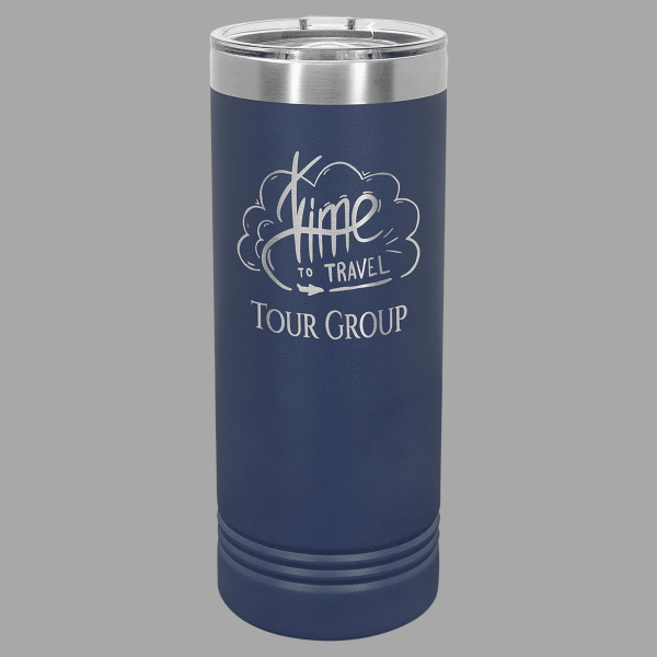Navy Blue Polar Camel 22 oz. Skinny Tumbler with Slider Lid – item LTM7011