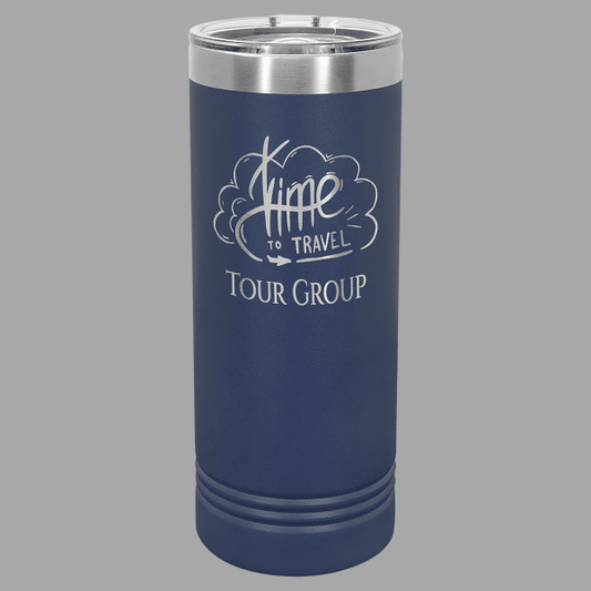 Navy Blue Polar Camel 22 oz. Skinny Tumbler with Slider Lid – item LTM7011