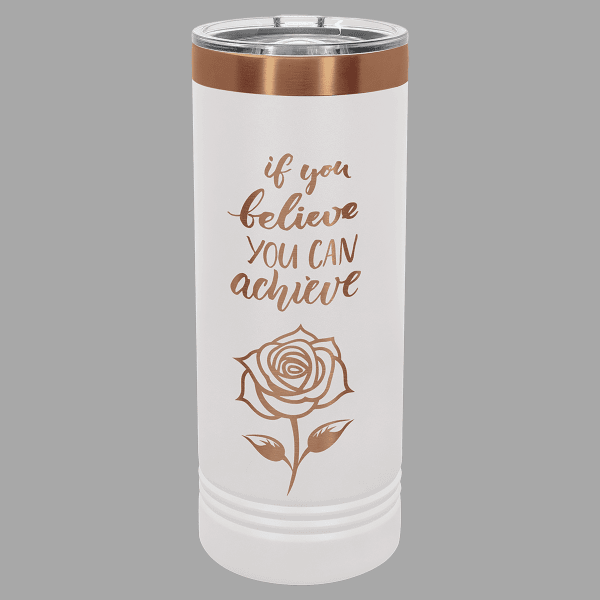/Rose Gold ION-Plated Polar Camel 22 oz. Skinny – item LTM7051