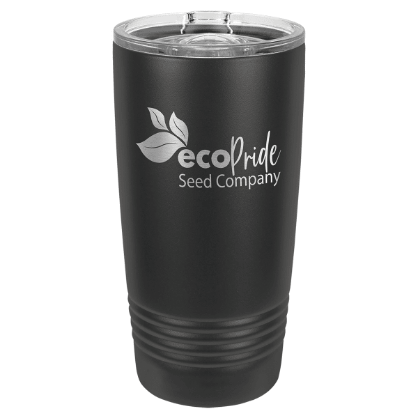 Polar Camel 20 oz. Full Black Ringneck Tumbler with Slider – item LTM7252