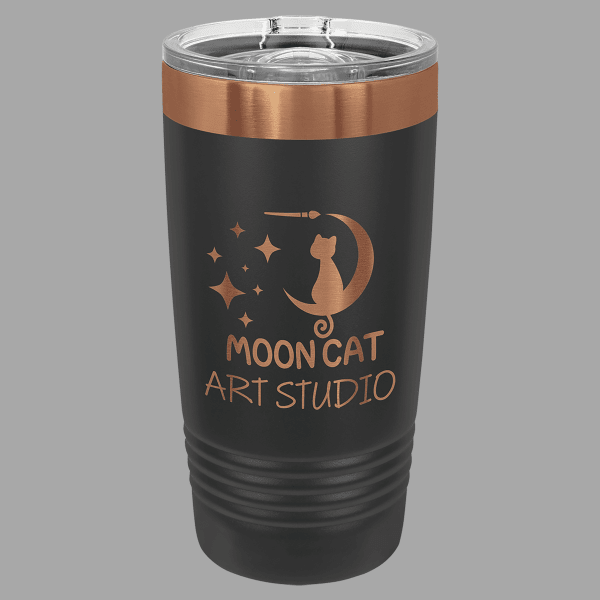 /Rose Gold ION-Plated Polar Camel 20 oz. Tumbler with – item LTM7290