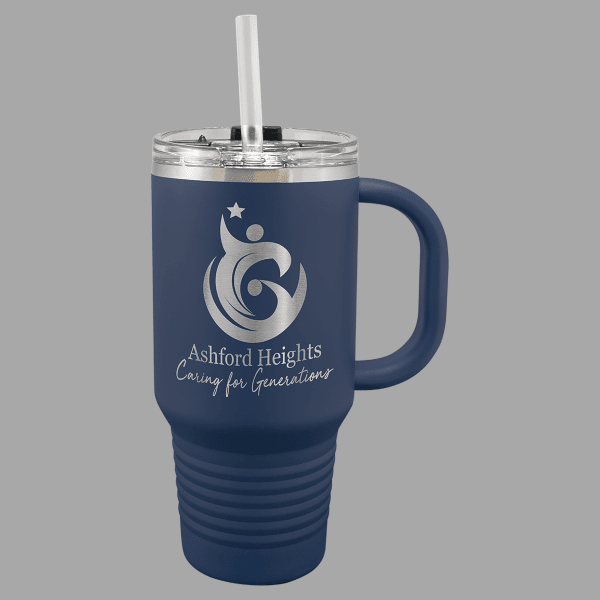 Navy Blue Black Polar Camel 32 oz. Travel Mug – item LTM7377