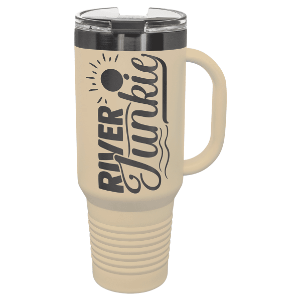 Polar Camel 40 oz. Warm Travel Mug with Handle & Straw – item LTM7432