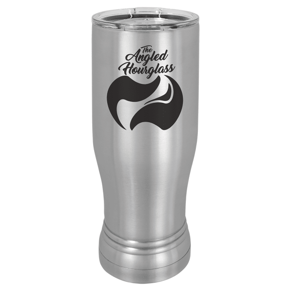 Stainless Steel 14 oz. Polar Camel Pilsner with Clear Lid – item LTM941
