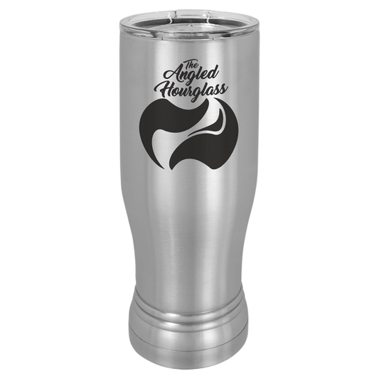 Stainless Steel 14 oz. Polar Camel Pilsner with Clear Lid – item LTM941