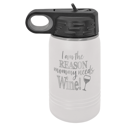 Polar Camel 12 oz. White Bottle – item LWB064