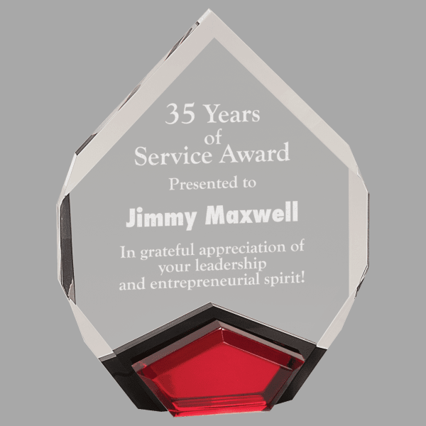 7" X 9 Marquis Acrylic Award – item MAQ79RD image 3