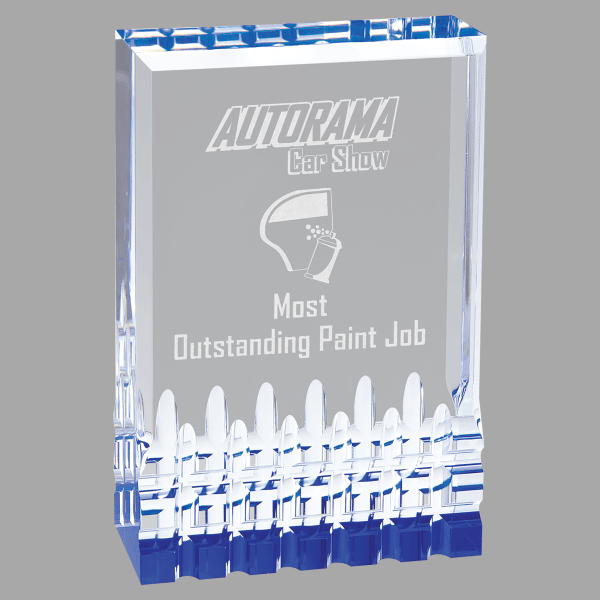3.5" X 5 Mirage Acrylic Award – item MR31BU