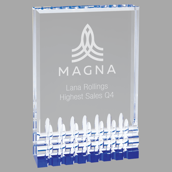 5" X 7 Mirage Acrylic Award – item MR33BU