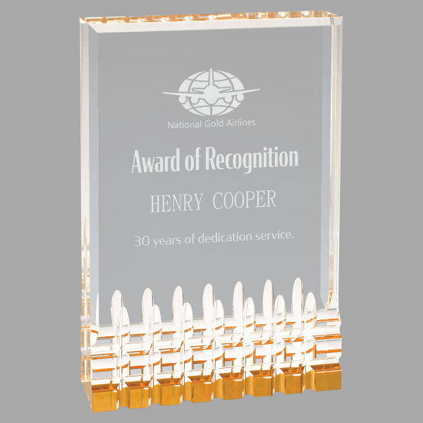 5" X 7 Mirage Acrylic Award – item MR33G image 2
