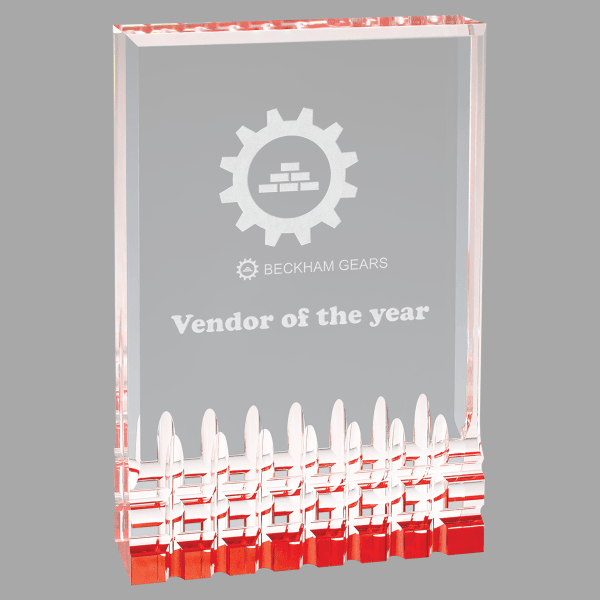 5" X 7 Mirage Acrylic Award – item MR33RD image 4