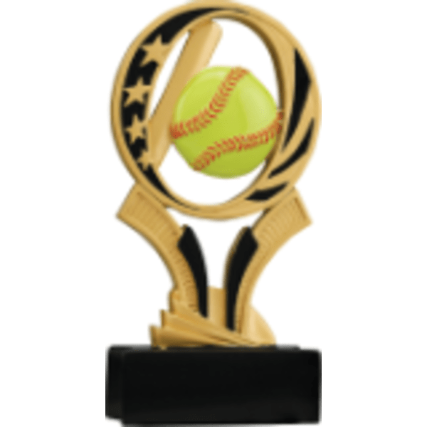 7" Softball Midnight Star Resin Award – item MS208