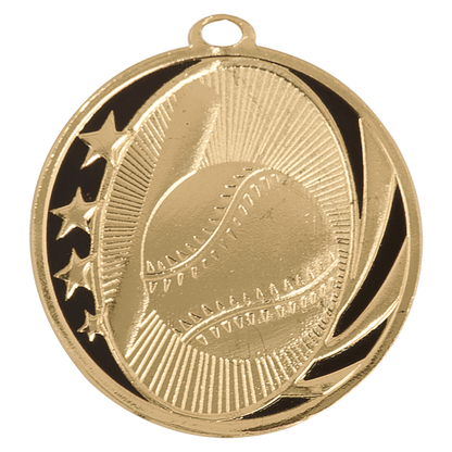 2" Baseball Midnight Star Medal – item MS701