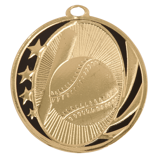 2" Baseball Midnight Star Medal – item MS701