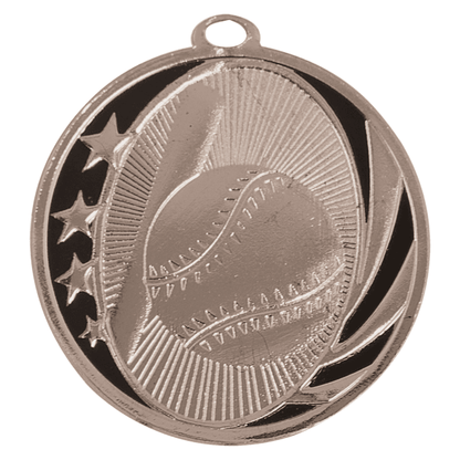 2" Baseball Midnight Star Medal – item MS701 image 2