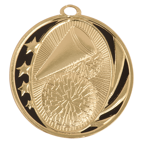 2" Cheerleading Midnight Star Medal – item MS703