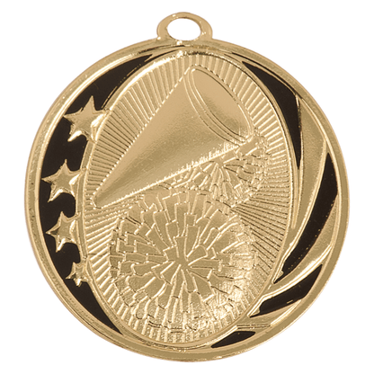 2" Cheerleading Midnight Star Medal – item MS703