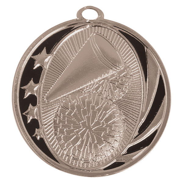 2" Cheerleading Midnight Star Medal – item MS703 image 2