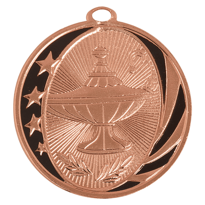 2" Academic Midnight Star Medal – item MS706 image 3