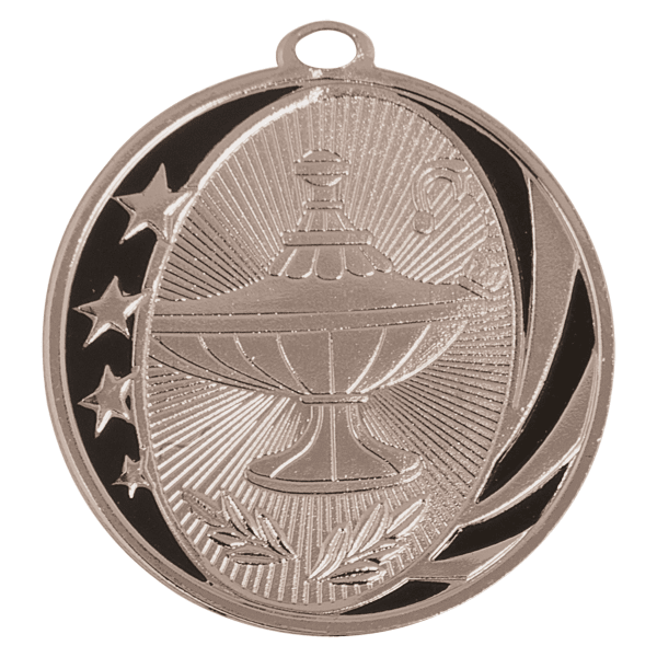 2" Academic Midnight Star Medal – item MS706 image 2